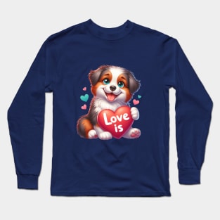 Australian Shepherd Kids Long Sleeve T-Shirt